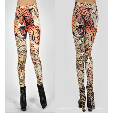 2016 Moda Tiger Impressão Mulheres Legging